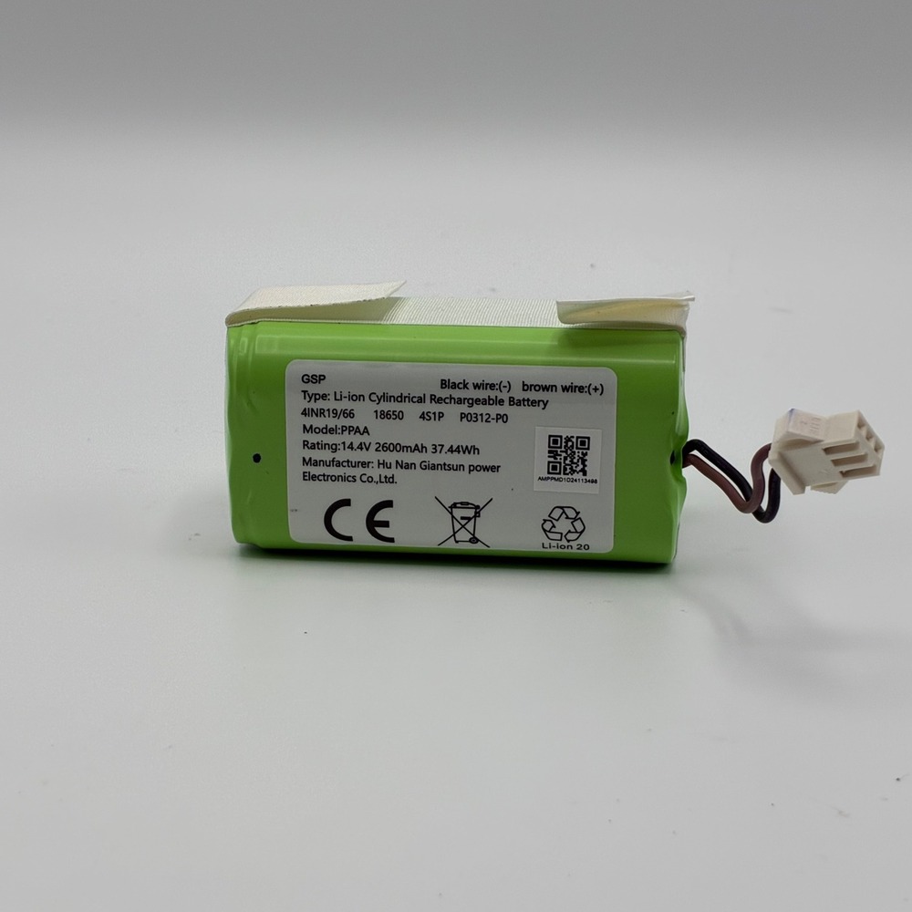 Eufy RoboVac 25C Replacement Battery PPAA Green 14.4V 2600mAh Li-ion 4INR19/66